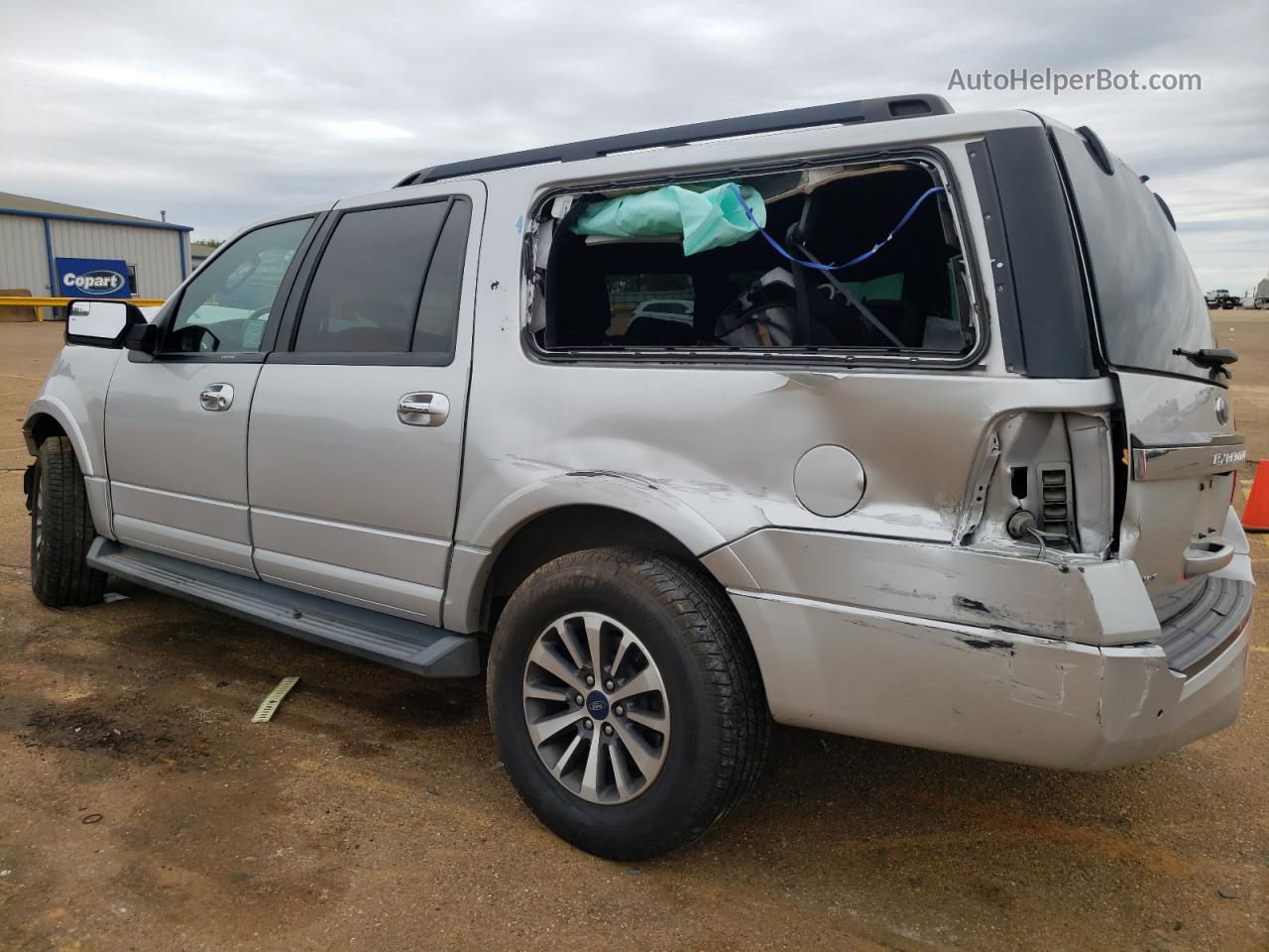 2017 Ford Expedition El Xlt Silver vin: 1FMJK1HT7HEA01806