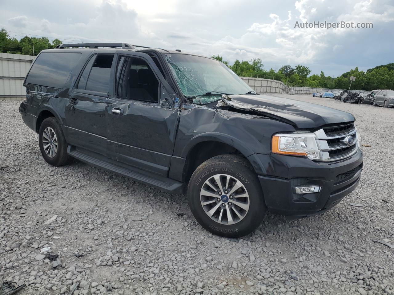 2017 Ford Expedition El Xlt Black vin: 1FMJK1HT7HEA53050