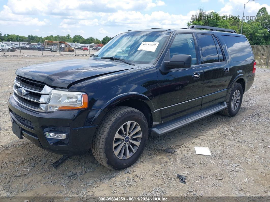 2017 Ford Expedition El Xlt Black vin: 1FMJK1HT7HEA57860