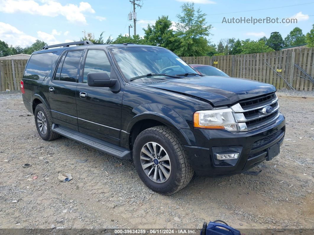 2017 Ford Expedition El Xlt Black vin: 1FMJK1HT7HEA57860