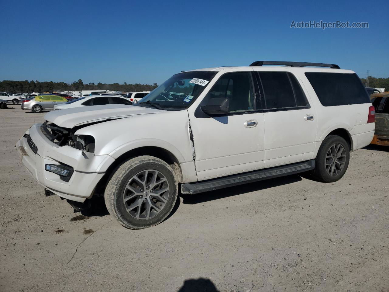 2016 Ford Expedition El Xlt White vin: 1FMJK1HT8GEF18241