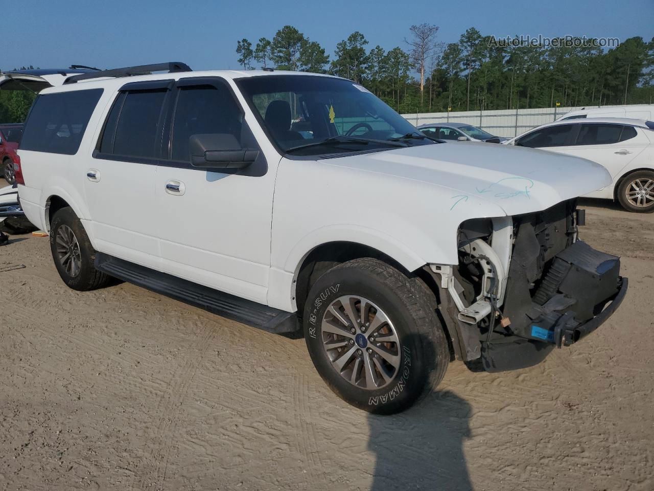 2017 Ford Expedition El Xlt White vin: 1FMJK1HT9HEA04187