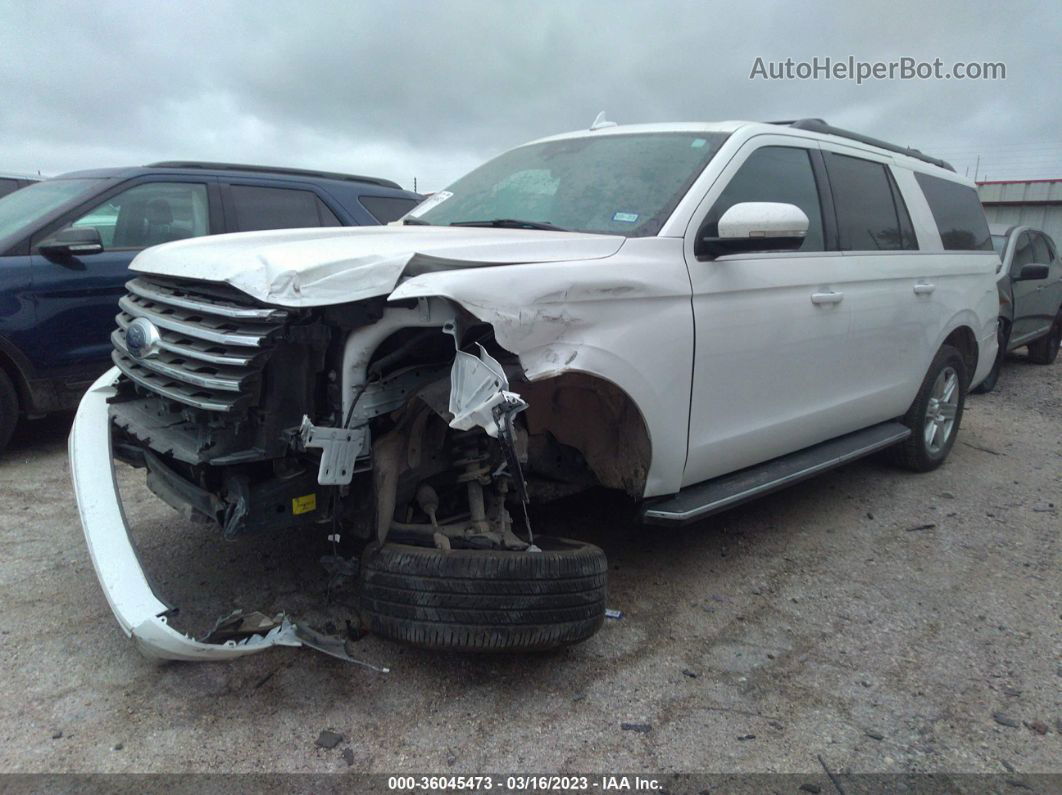 2020 Ford Expedition Max Xlt White vin: 1FMJK1HT9LEA15330