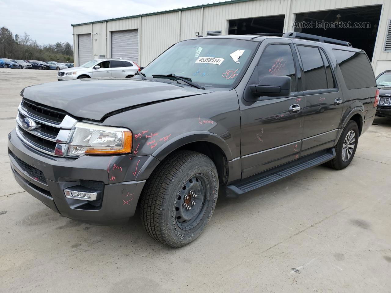 2016 Ford Expedition El Xlt Gray vin: 1FMJK1HTXGEF28396