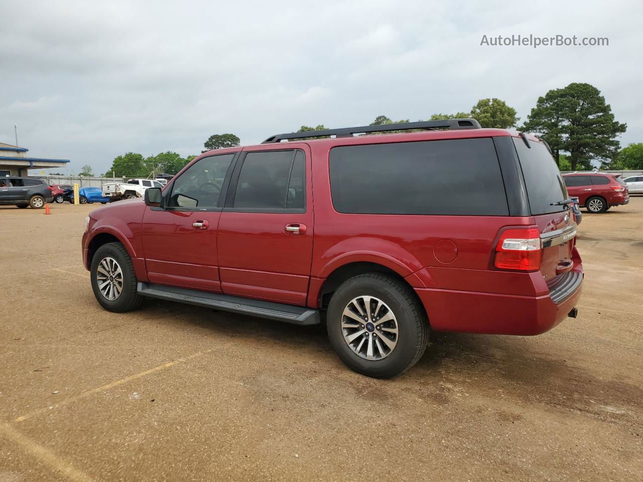 2017 Ford Expedition El Xlt Red vin: 1FMJK1HTXHEA42642