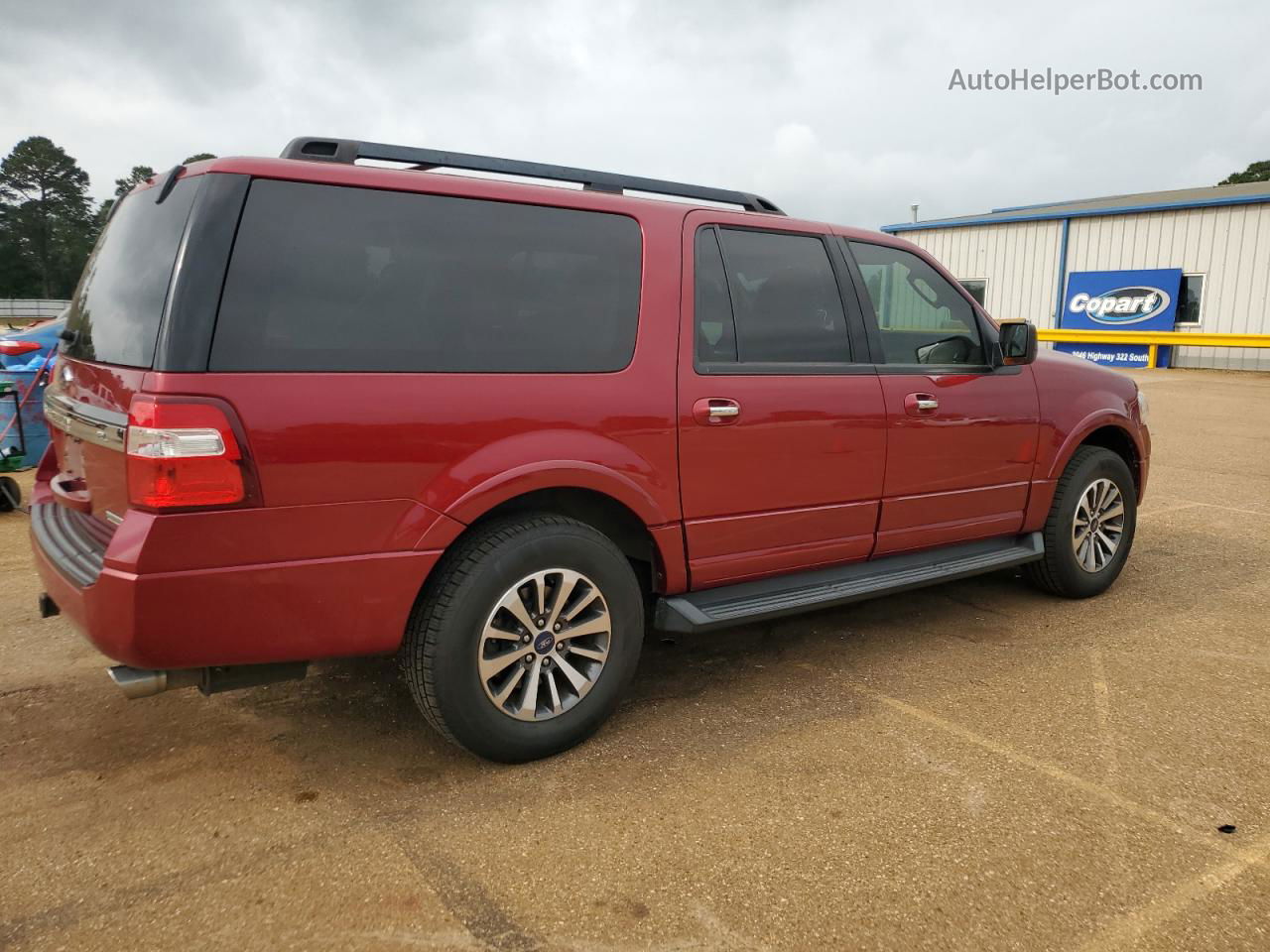 2017 Ford Expedition El Xlt Red vin: 1FMJK1HTXHEA42642