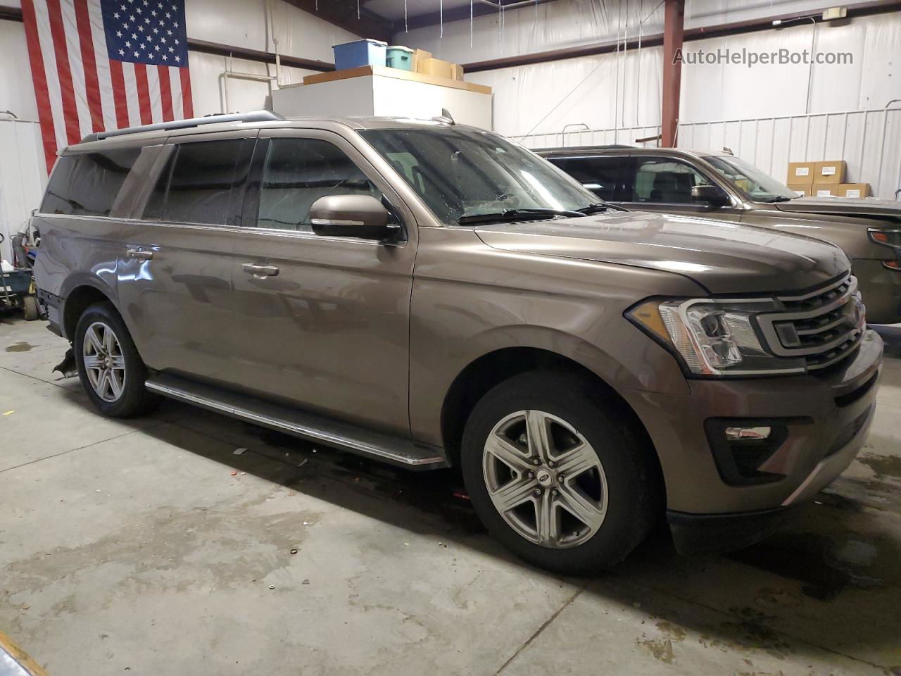 2018 Ford Expedition Max Xlt Brown vin: 1FMJK1HTXJEA54974