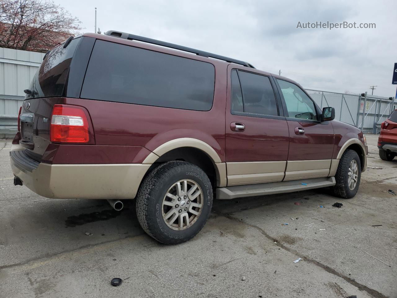 2012 Ford Expedition El Xlt Burgundy vin: 1FMJK1J50CEF06719