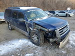 2012 Ford Expedition El Xlt Blue vin: 1FMJK1J50CEF08387