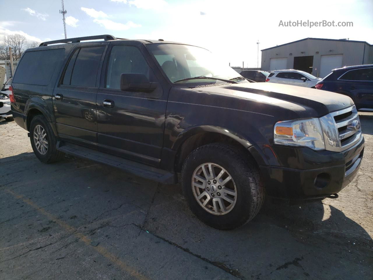 2012 Ford Expedition El Xlt Black vin: 1FMJK1J50CEF13945