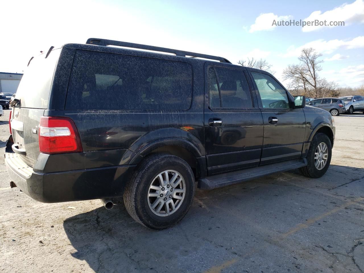 2012 Ford Expedition El Xlt Black vin: 1FMJK1J50CEF13945