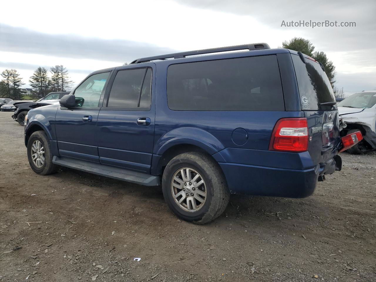 2012 Ford Expedition El Xlt Blue vin: 1FMJK1J52CEF45960