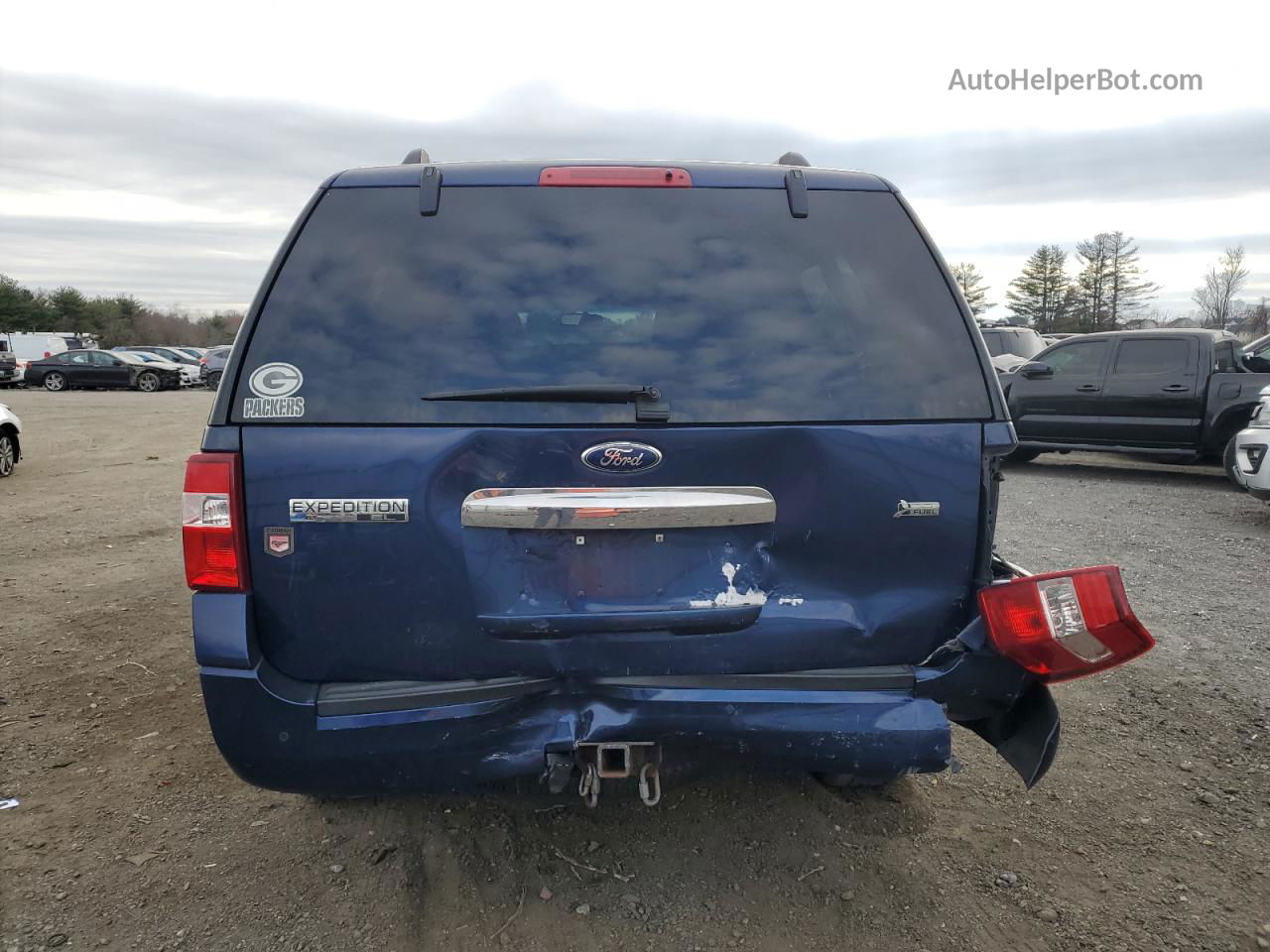 2012 Ford Expedition El Xlt Blue vin: 1FMJK1J52CEF45960