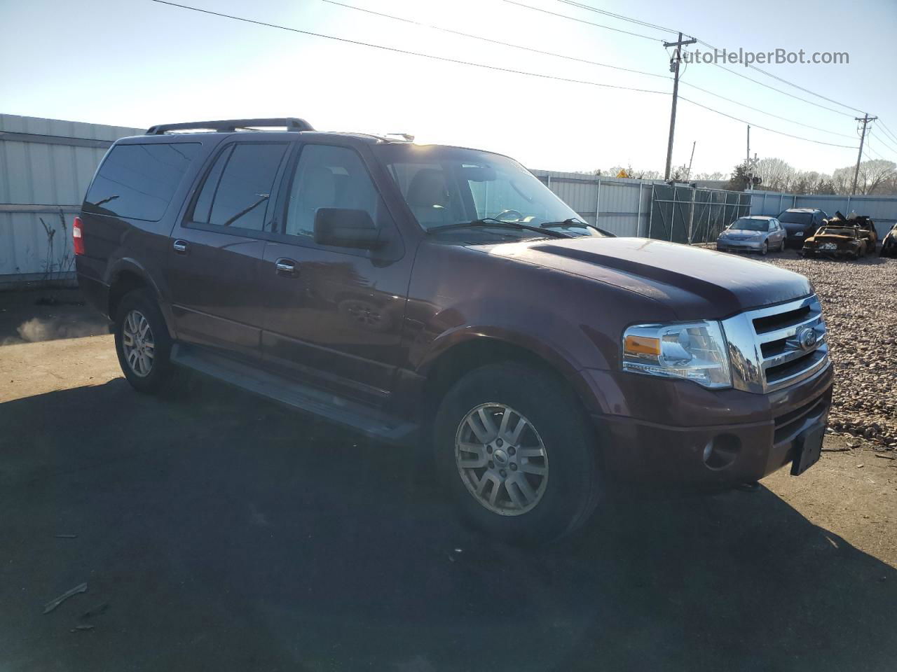 2012 Ford Expedition El Xlt Maroon vin: 1FMJK1J54CEF11020