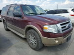 2012 Ford Expedition El Xlt Maroon vin: 1FMJK1J55CEF23189