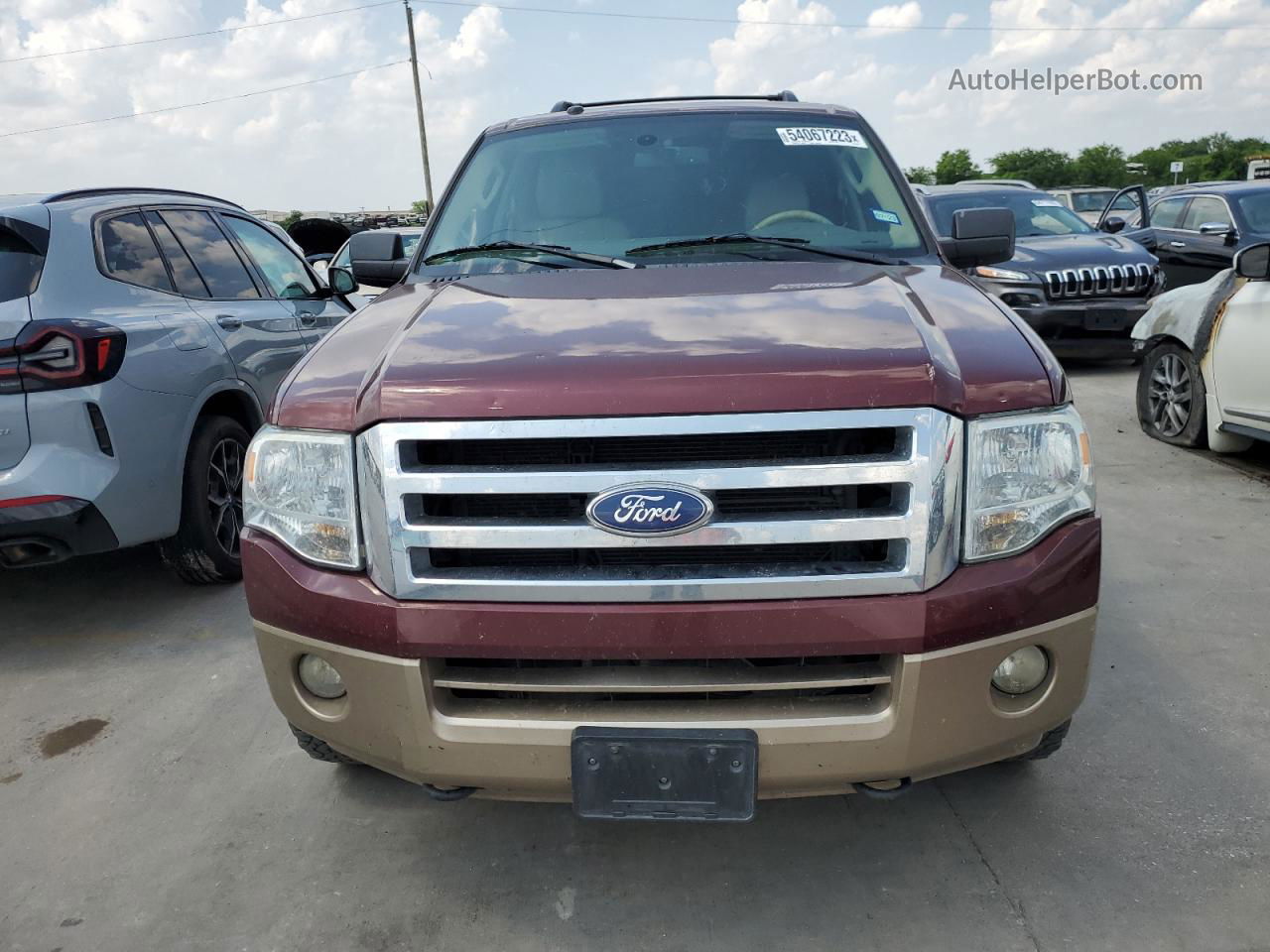 2012 Ford Expedition El Xlt Maroon vin: 1FMJK1J55CEF23189