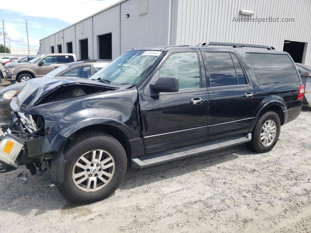 2012 Ford Expedition El Xlt Black vin: 1FMJK1J55CEF47511