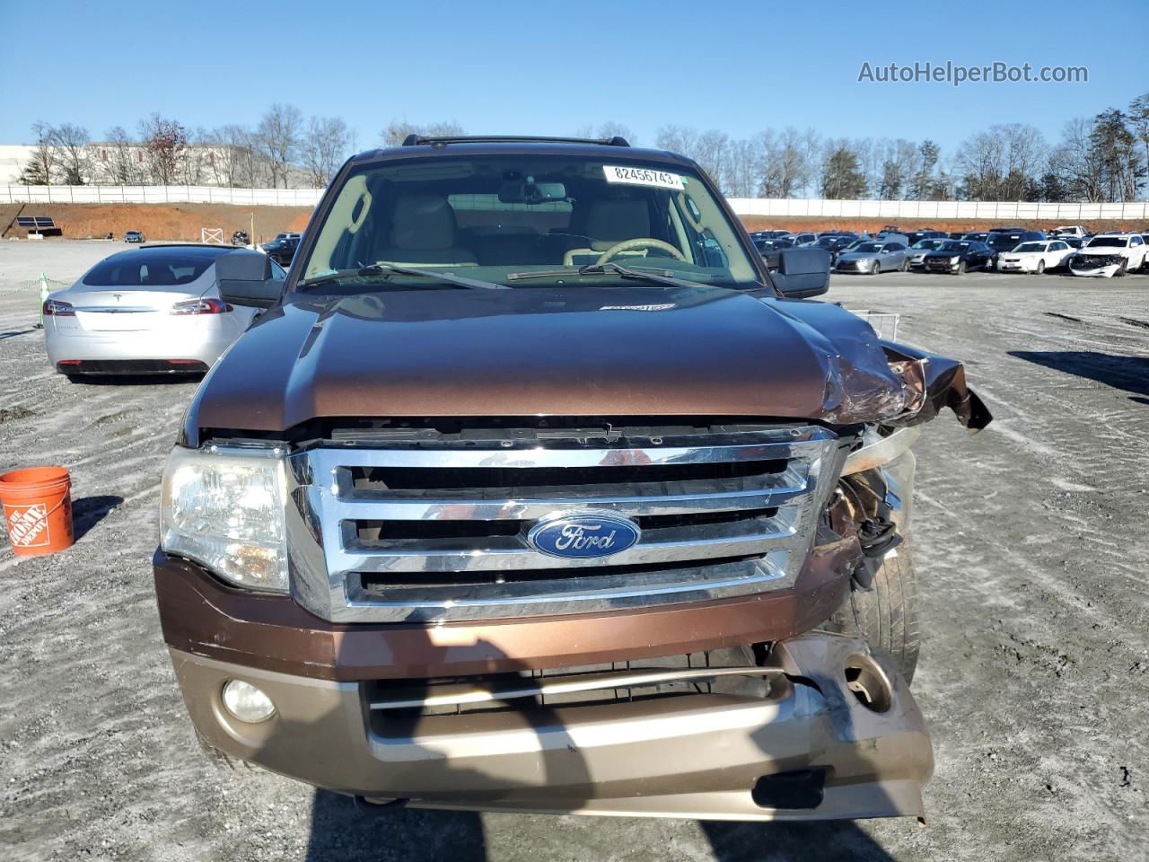 2012 Ford Expedition El Xlt Brown vin: 1FMJK1J56CEF16879