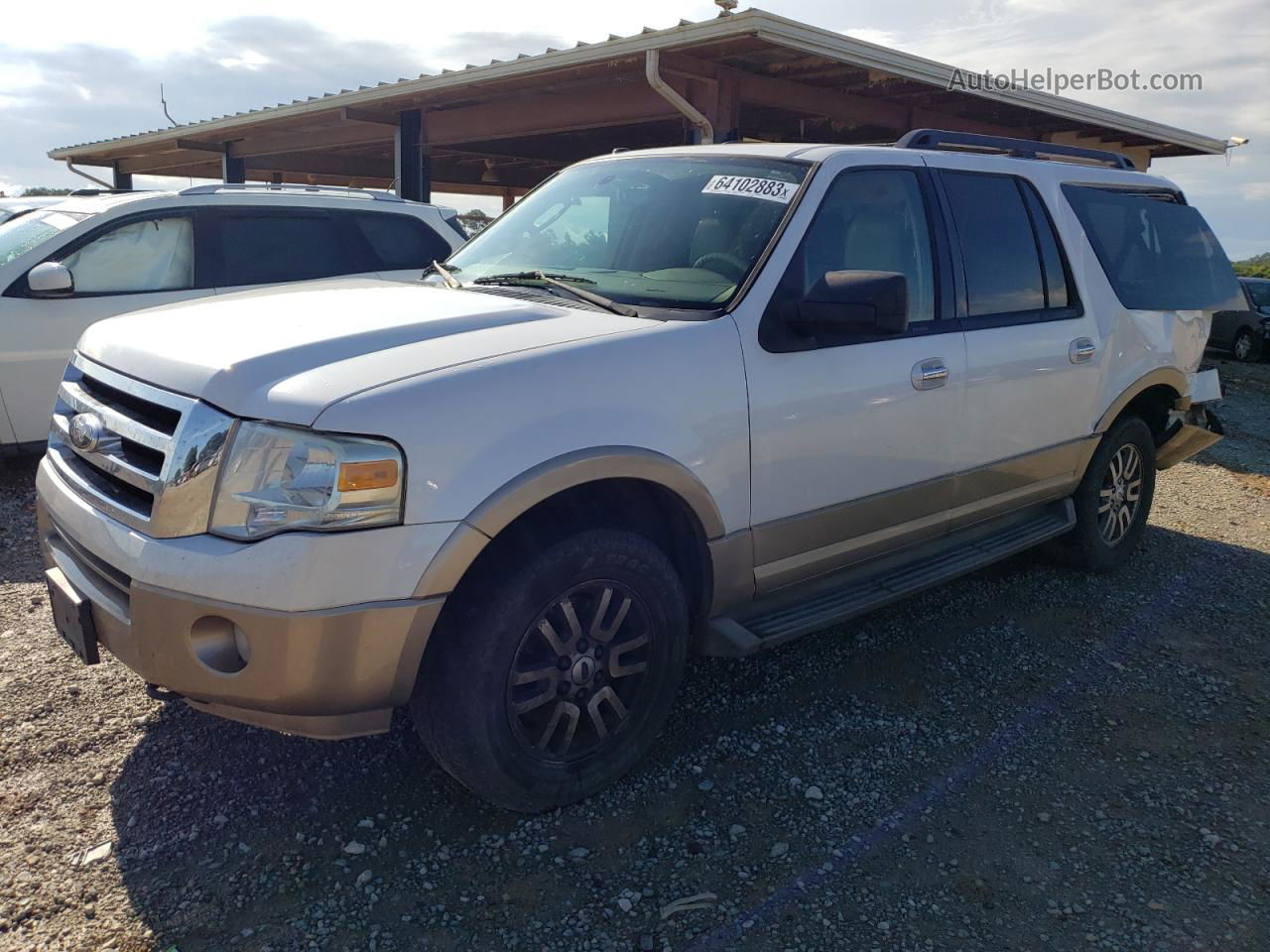 2012 Ford Expedition El Xlt White vin: 1FMJK1J57CEF16194