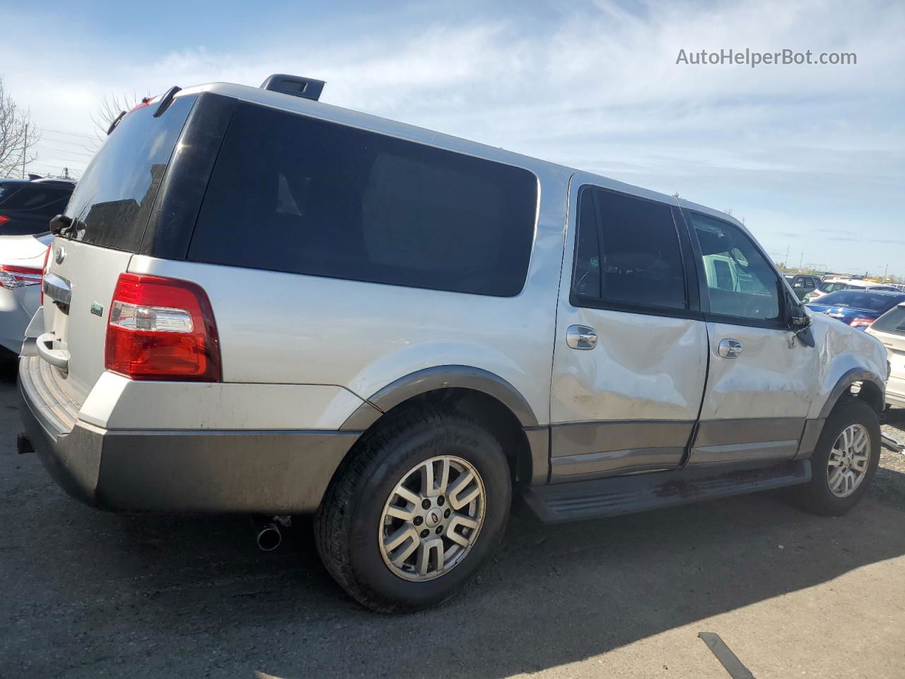 2012 Ford Expedition El Xlt Silver vin: 1FMJK1J57CEF41872