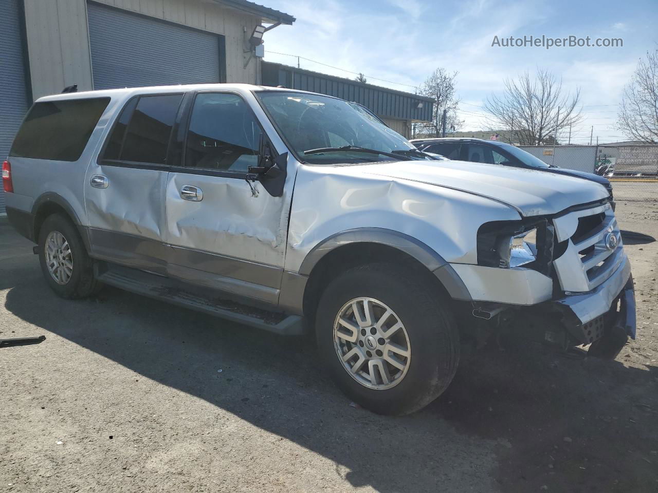 2012 Ford Expedition El Xlt Silver vin: 1FMJK1J57CEF41872