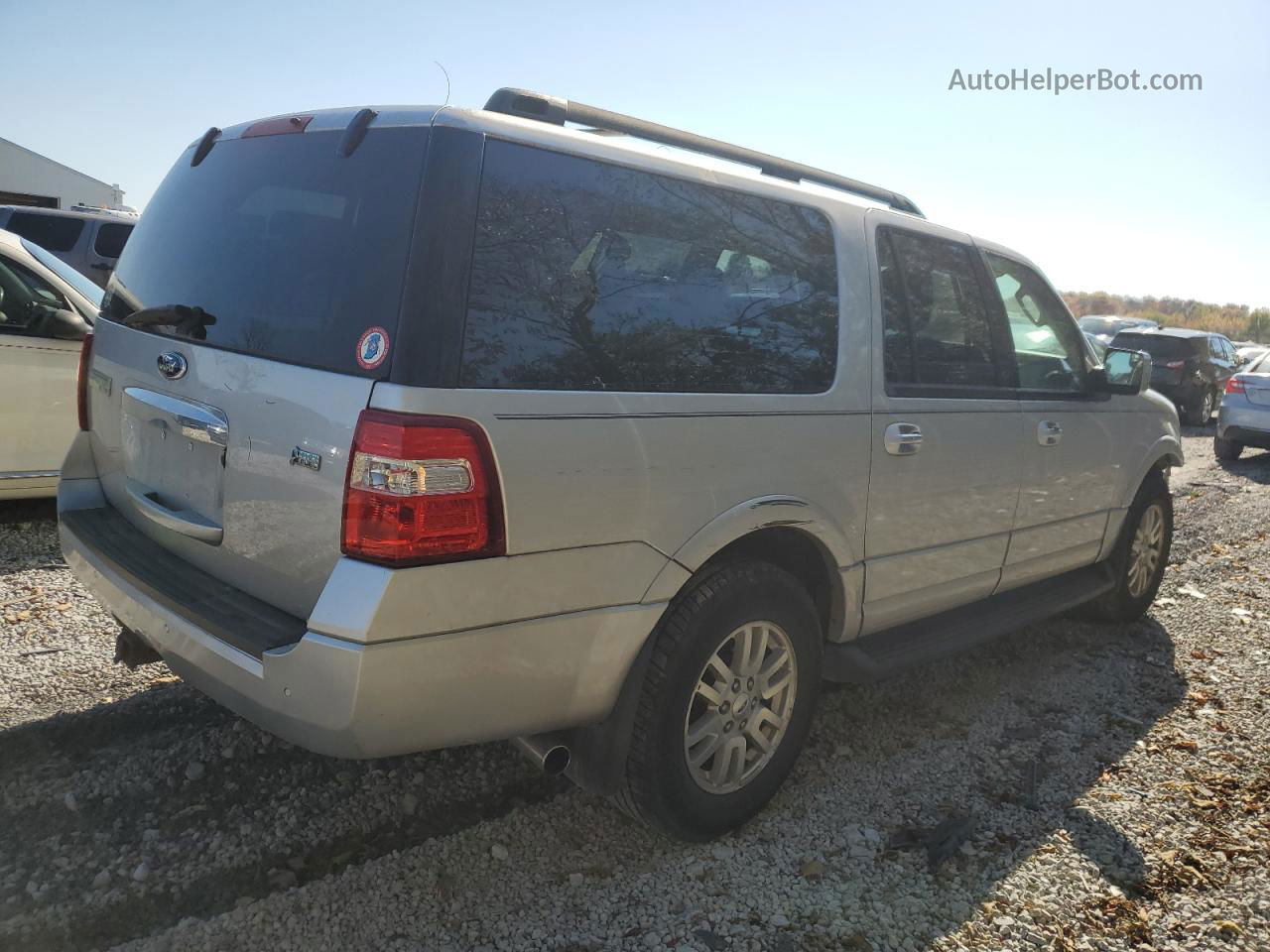 2012 Ford Expedition El Xlt Silver vin: 1FMJK1J58CEF56963