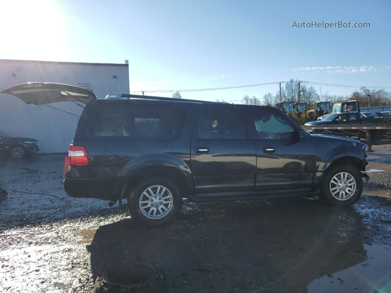 2012 Ford Expedition El Xlt Black vin: 1FMJK1J59CEF45955