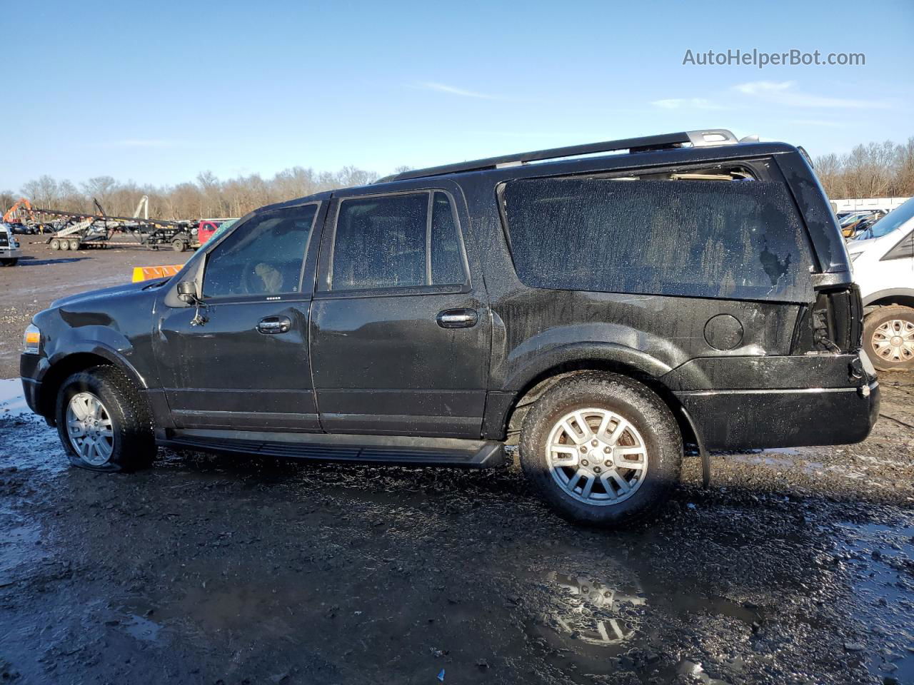 2012 Ford Expedition El Xlt Черный vin: 1FMJK1J59CEF45955