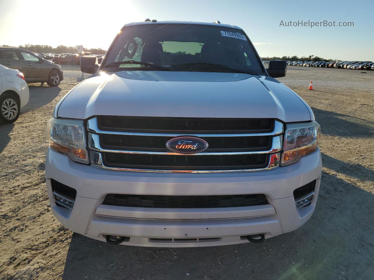 2016 Ford Expedition El Xlt White vin: 1FMJK1JT0GEF43564