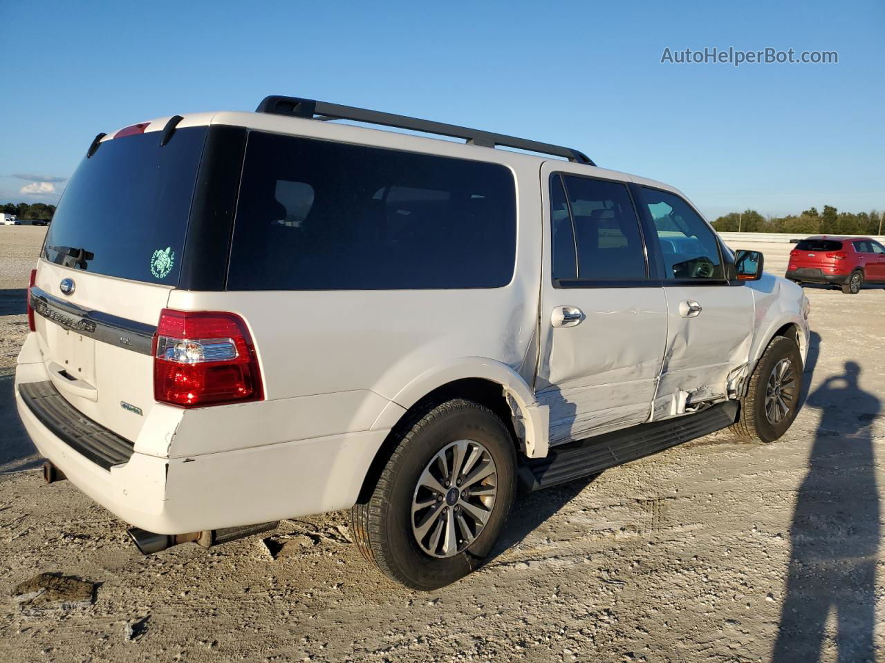 2016 Ford Expedition El Xlt White vin: 1FMJK1JT0GEF43564