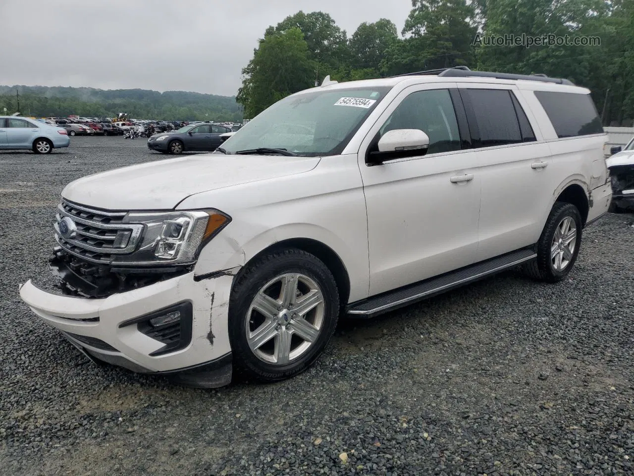 2018 Ford Expedition Max Xlt White vin: 1FMJK1JT0JEA57330