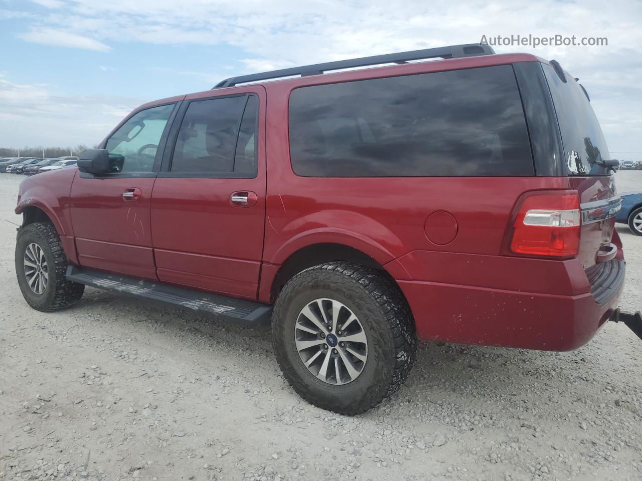 2017 Ford Expedition El Xlt Maroon vin: 1FMJK1JT1HEA16358