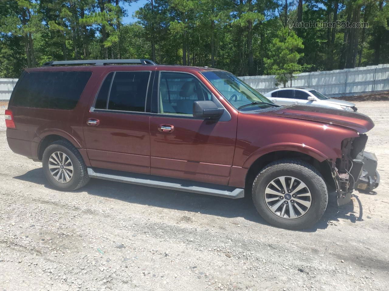 2017 Ford Expedition El Xlt Burgundy vin: 1FMJK1JT1HEA50963