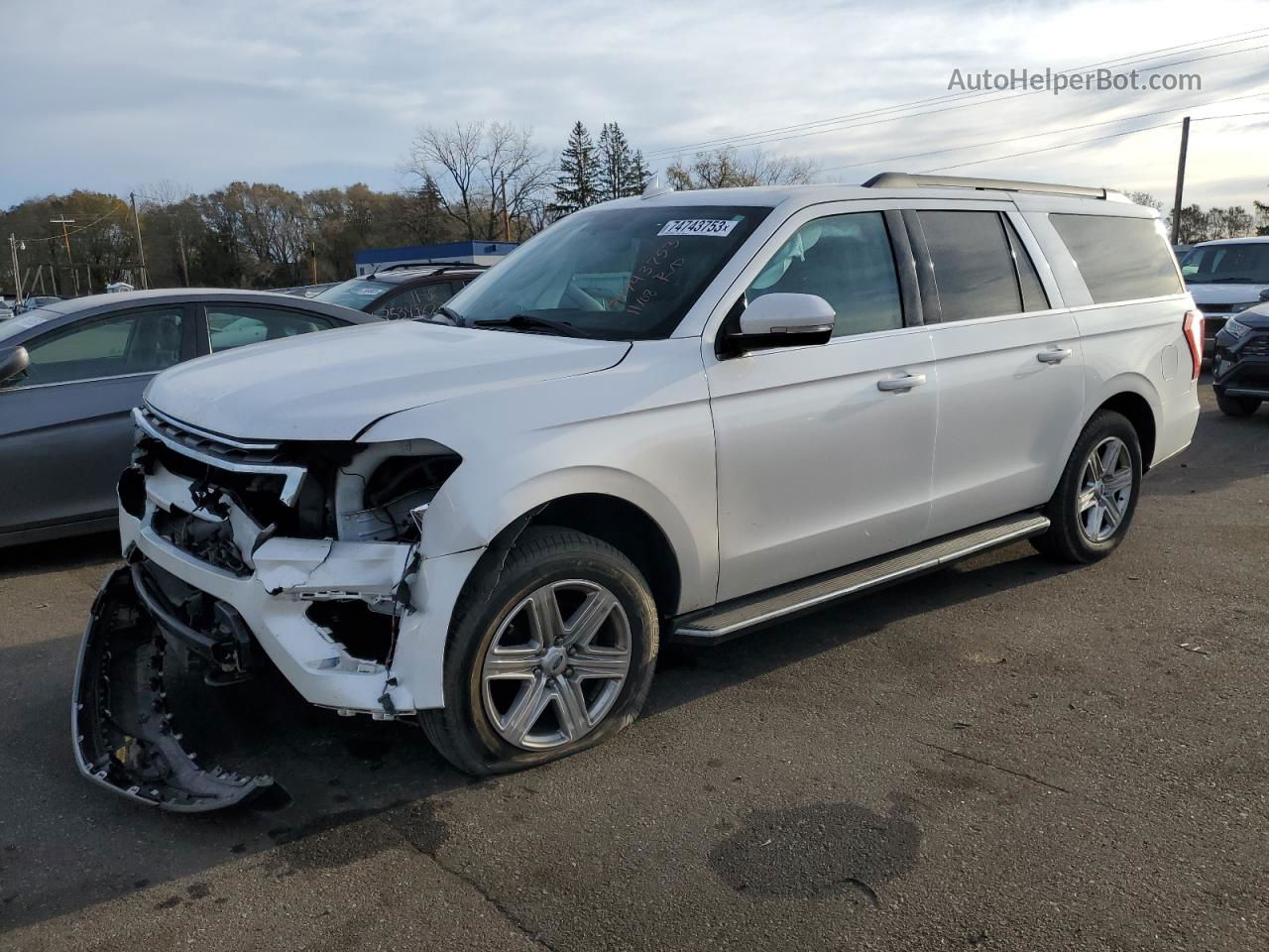 2018 Ford Expedition Max Xlt White vin: 1FMJK1JT1JEA44778