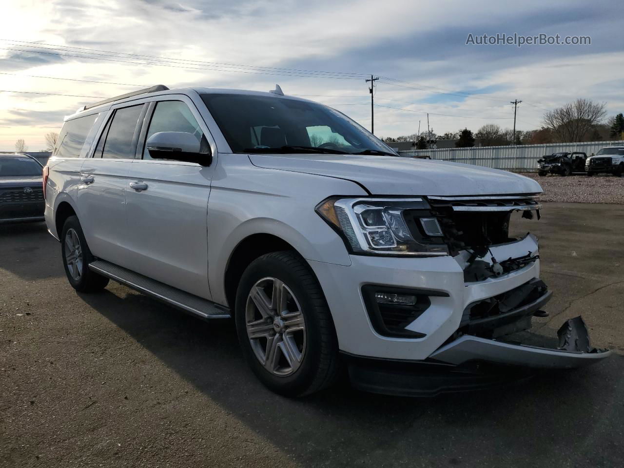 2018 Ford Expedition Max Xlt White vin: 1FMJK1JT1JEA44778