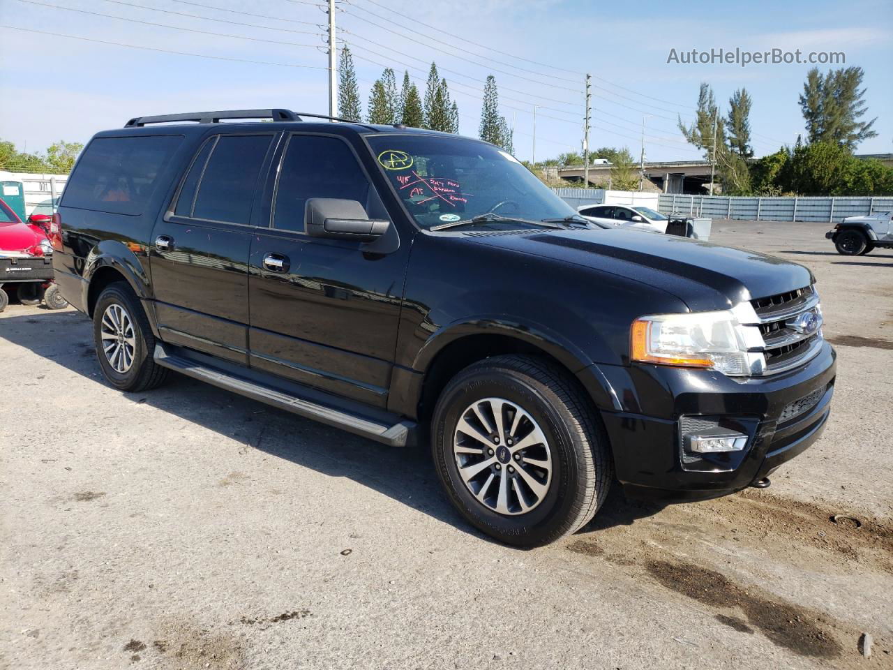 2017 Ford Expedition El Xlt Black vin: 1FMJK1JT2HEA07183