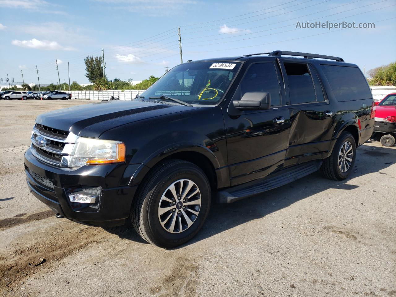 2017 Ford Expedition El Xlt Black vin: 1FMJK1JT2HEA07183