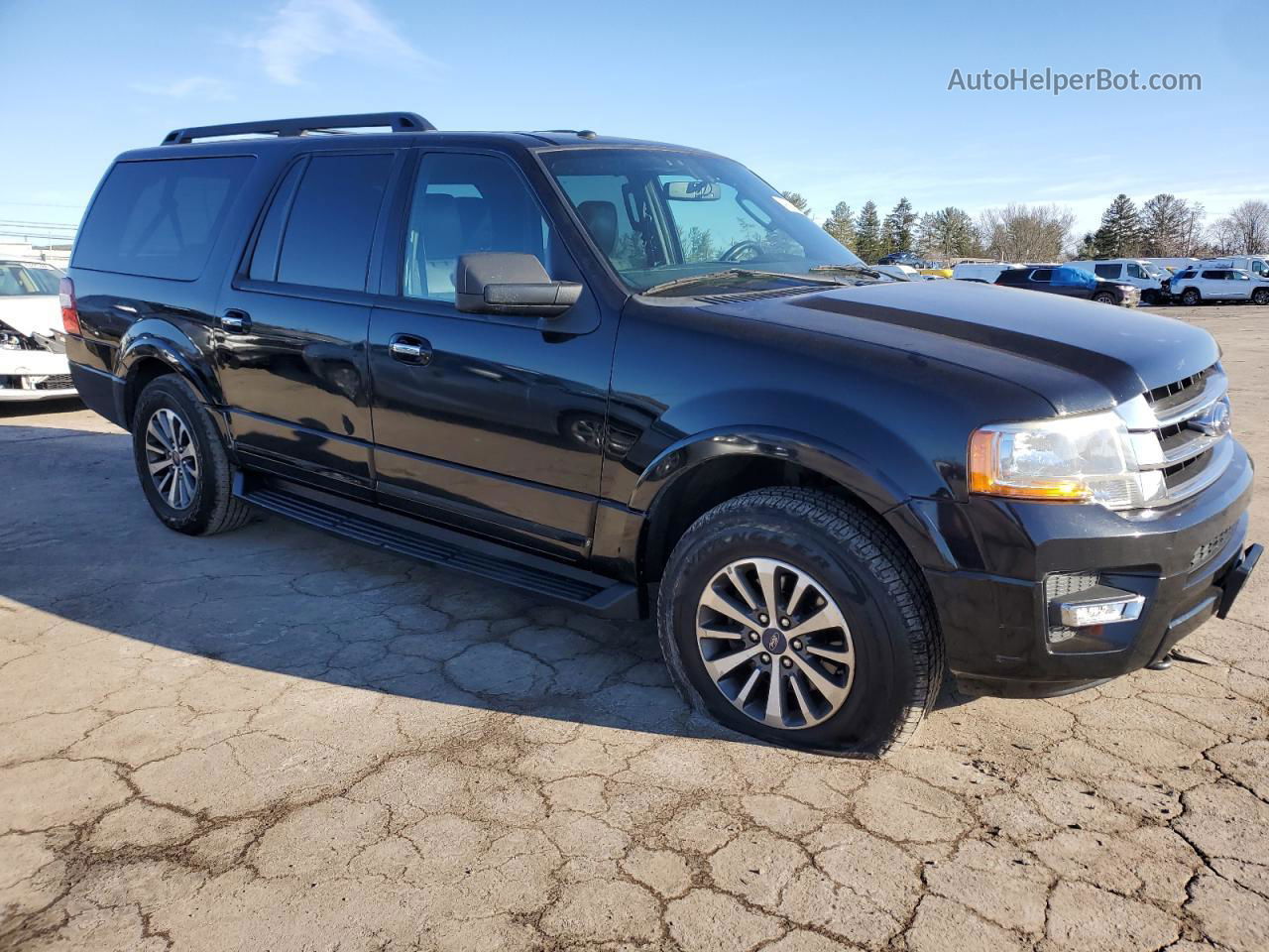 2017 Ford Expedition El Xlt Black vin: 1FMJK1JT2HEA07197