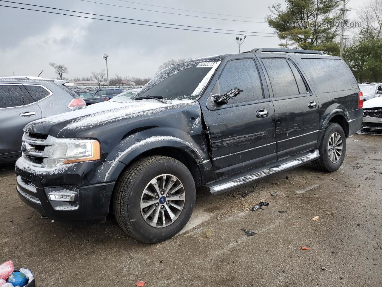 2017 Ford Expedition El Xlt Black vin: 1FMJK1JT2HEA17597