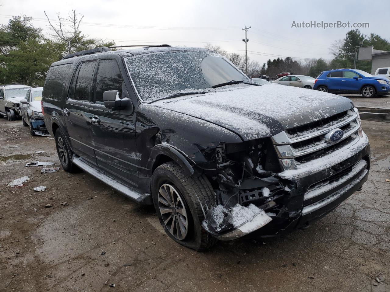 2017 Ford Expedition El Xlt Black vin: 1FMJK1JT2HEA17597