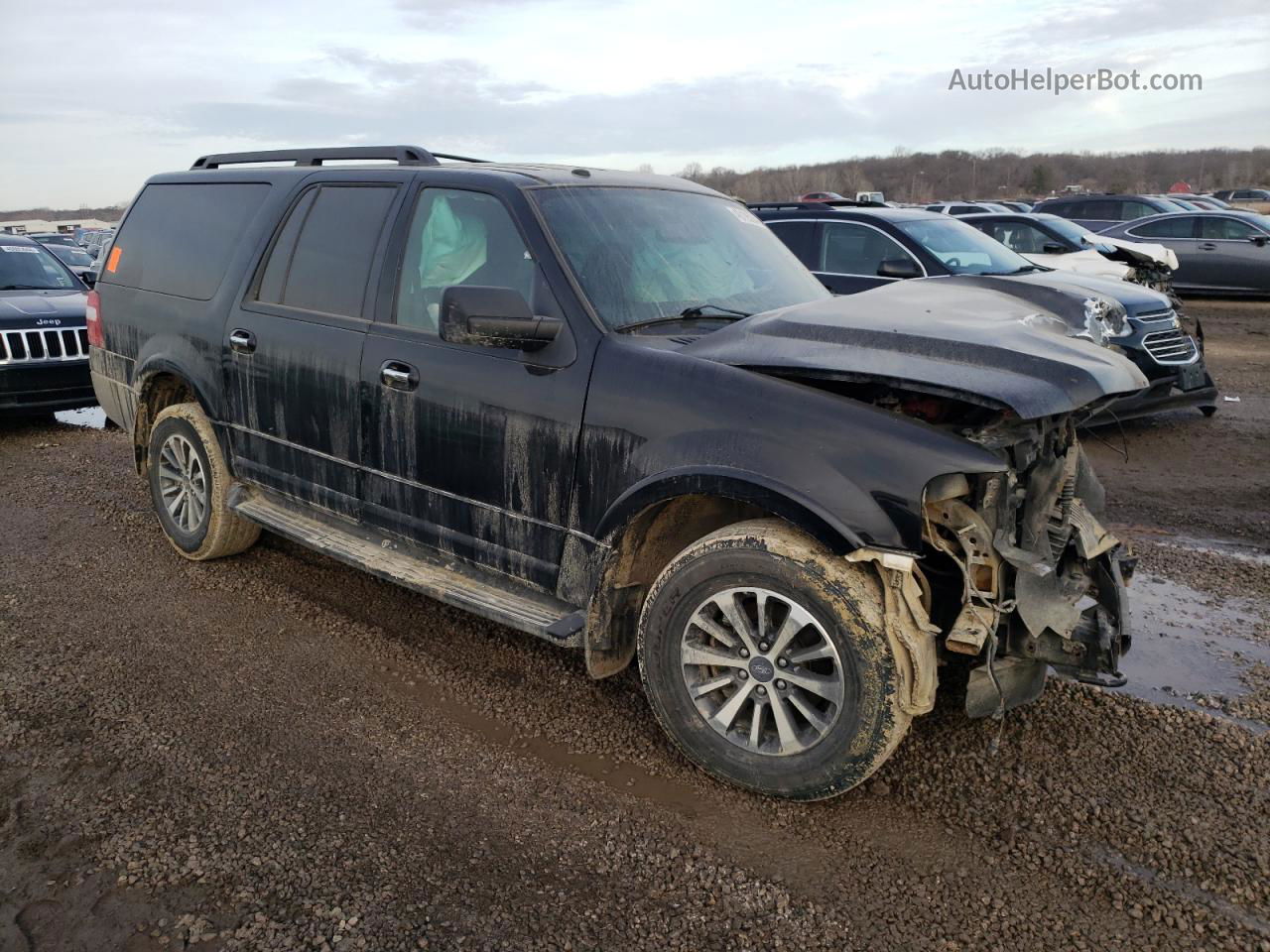 2017 Ford Expedition El Xlt Черный vin: 1FMJK1JT2HEA39857