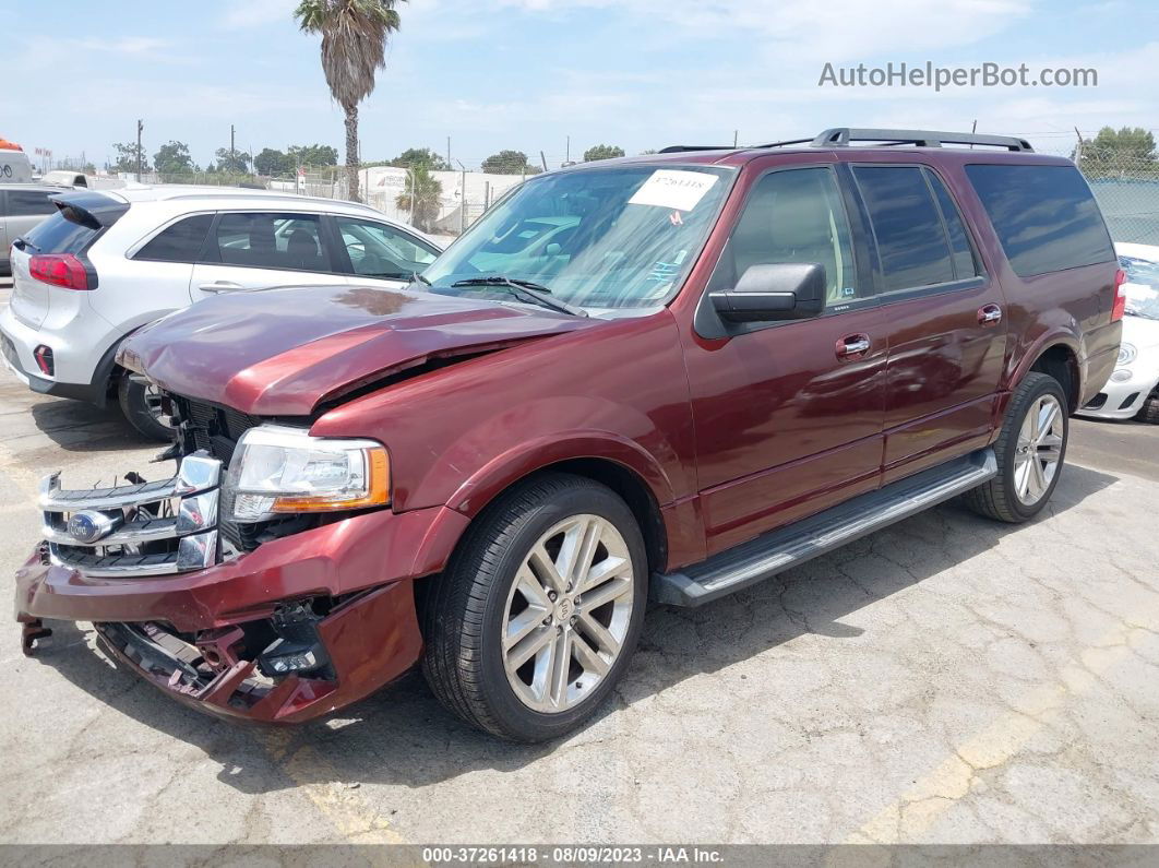 2017 Ford Expedition El Xlt/king Ranch Red vin: 1FMJK1JT2HEA70901