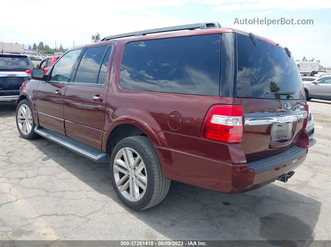 2017 Ford Expedition El Xlt/king Ranch Red vin: 1FMJK1JT2HEA70901