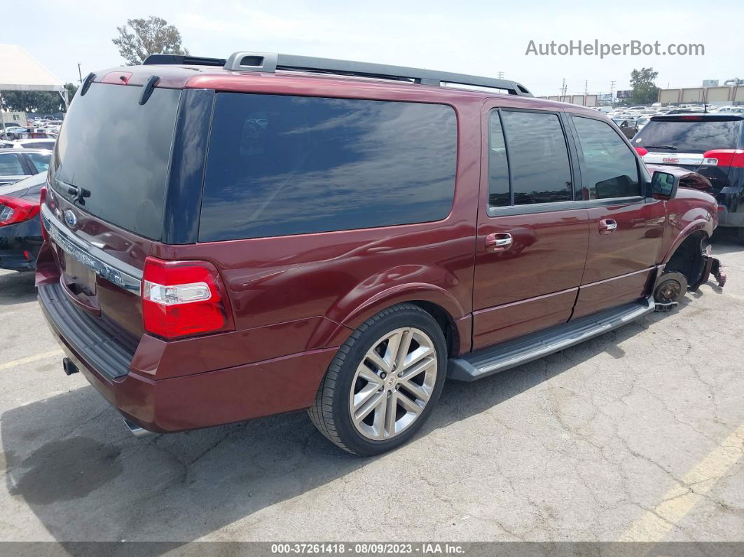 2017 Ford Expedition El Xlt/king Ranch Red vin: 1FMJK1JT2HEA70901