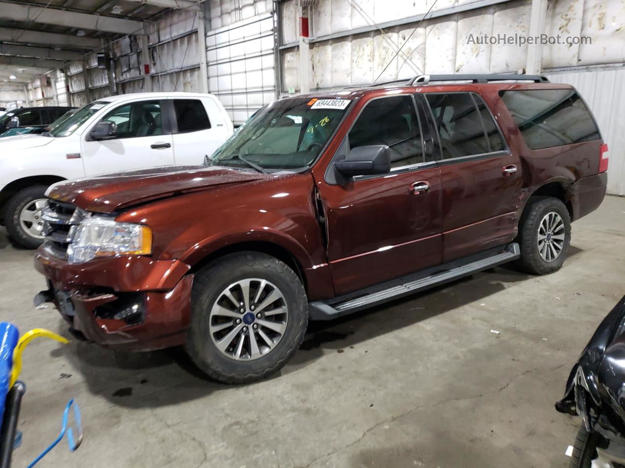 2017 Ford Expedition El Xlt Burgundy vin: 1FMJK1JT2HEA75600