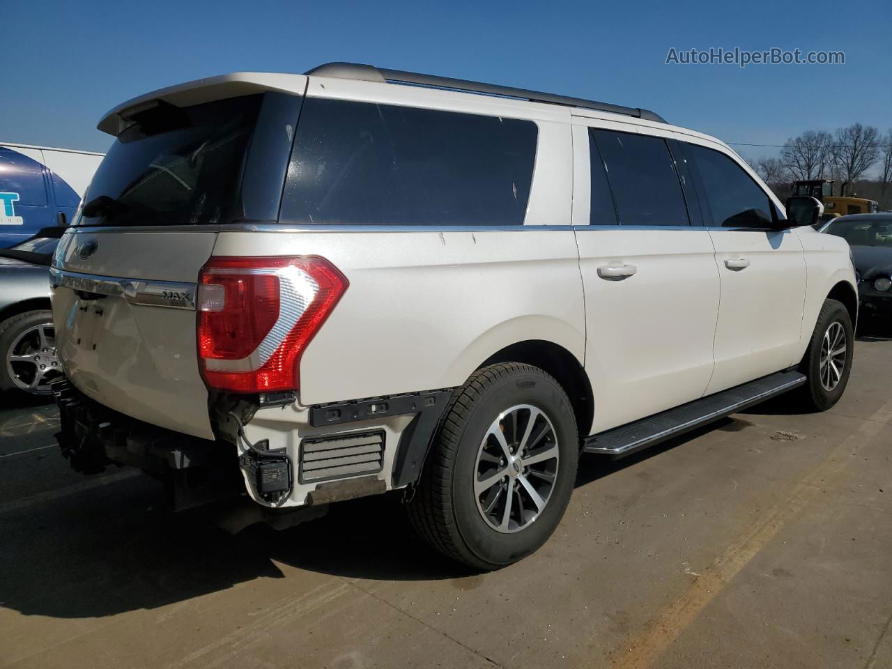 2018 Ford Expedition Max Xlt White vin: 1FMJK1JT2JEA30033