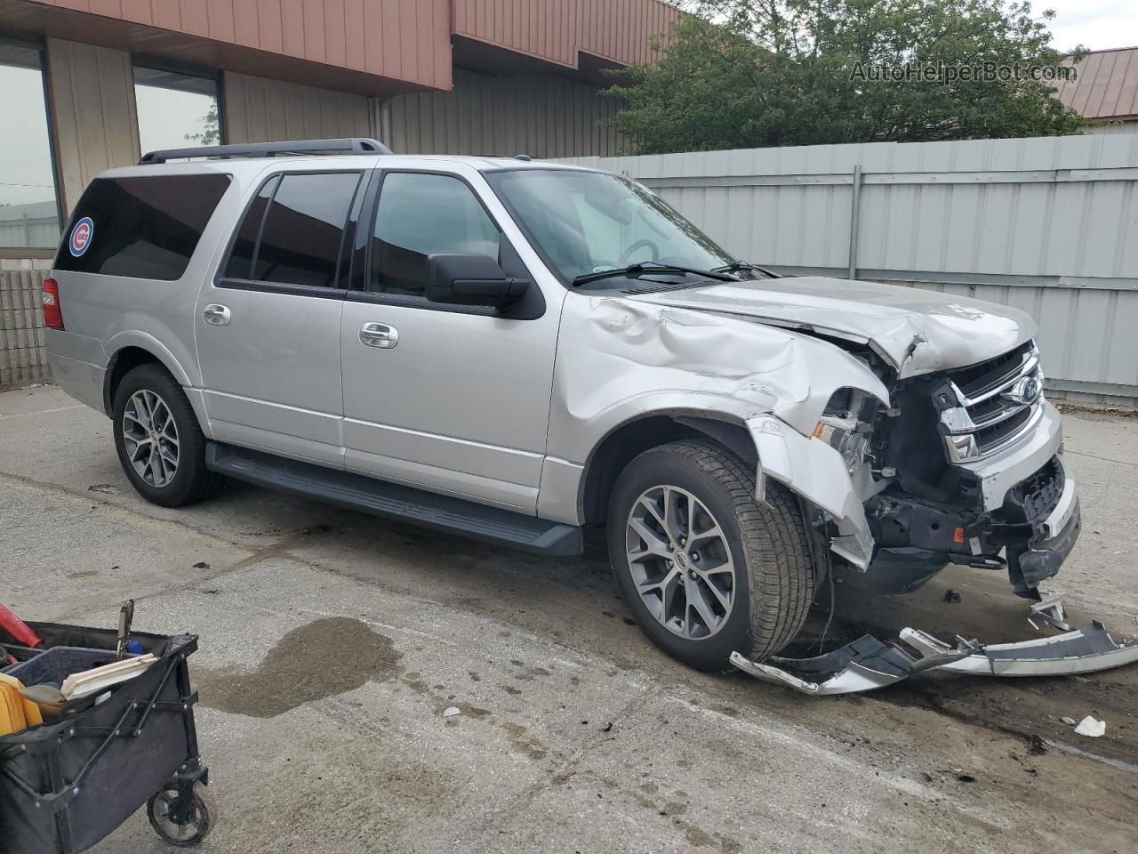 2016 Ford Expedition El Xlt Silver vin: 1FMJK1JT3GEF14575