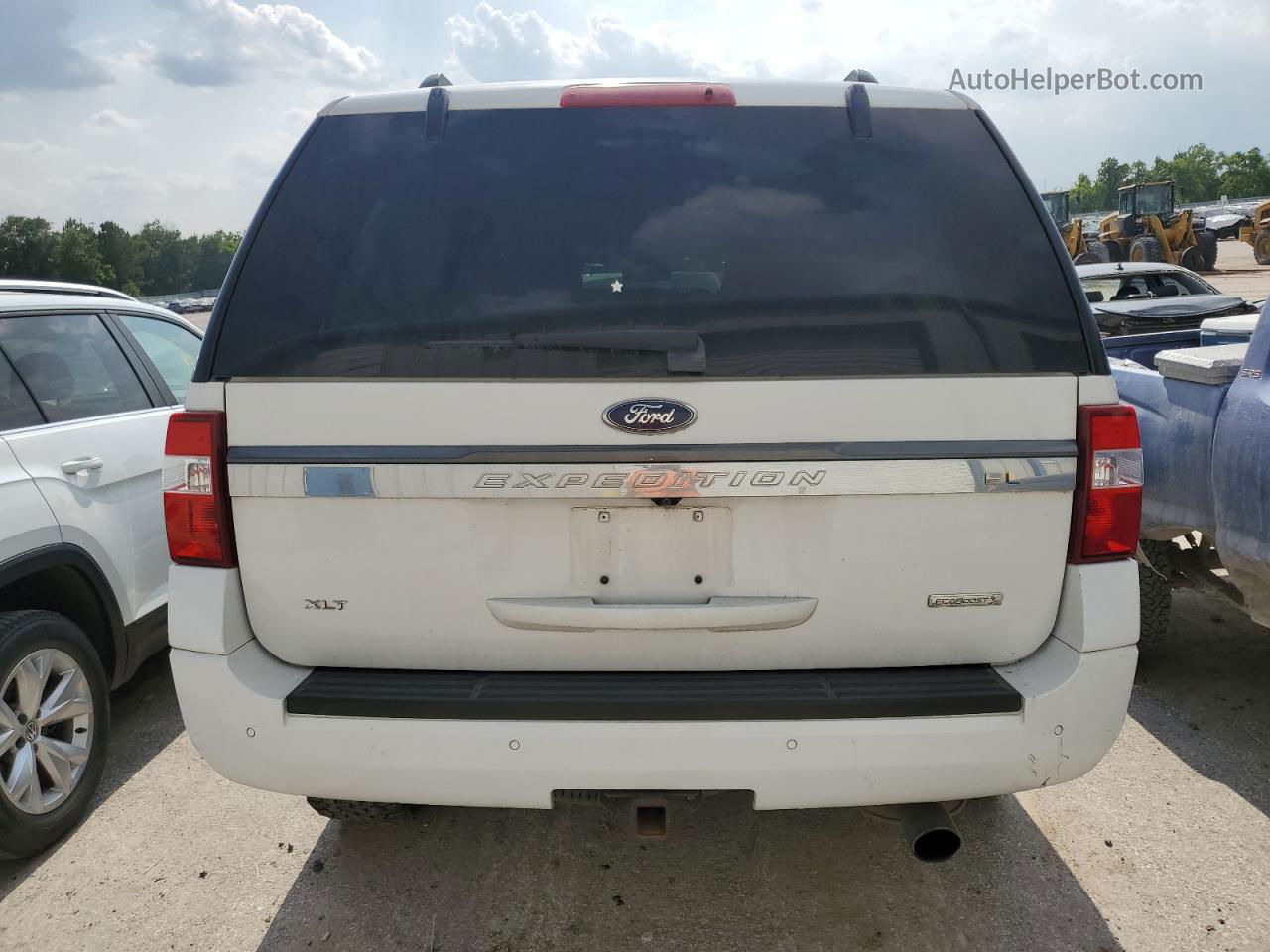 2016 Ford Expedition El Xlt White vin: 1FMJK1JT3GEF36706