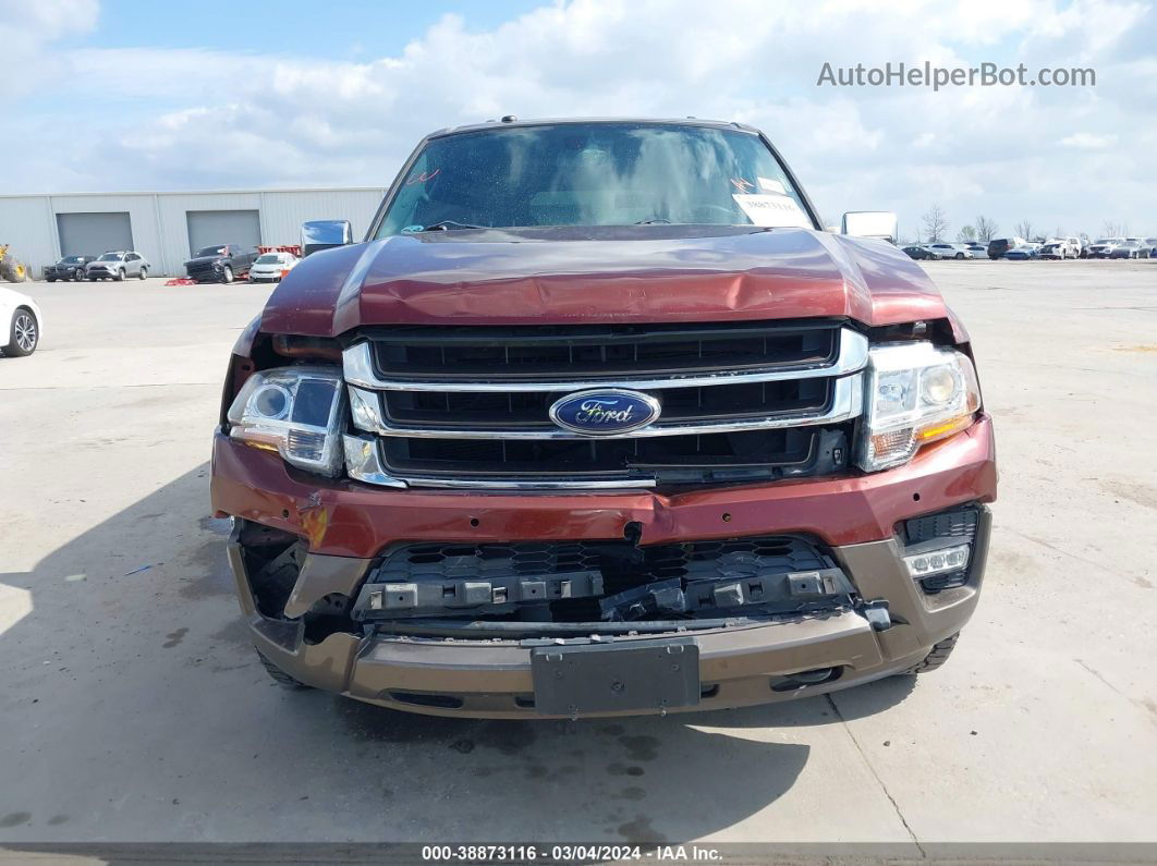 2017 Ford Expedition El King Ranch Burgundy vin: 1FMJK1JT3HEA33047