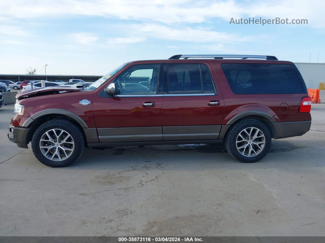 2017 Ford Expedition El King Ranch Burgundy vin: 1FMJK1JT3HEA33047